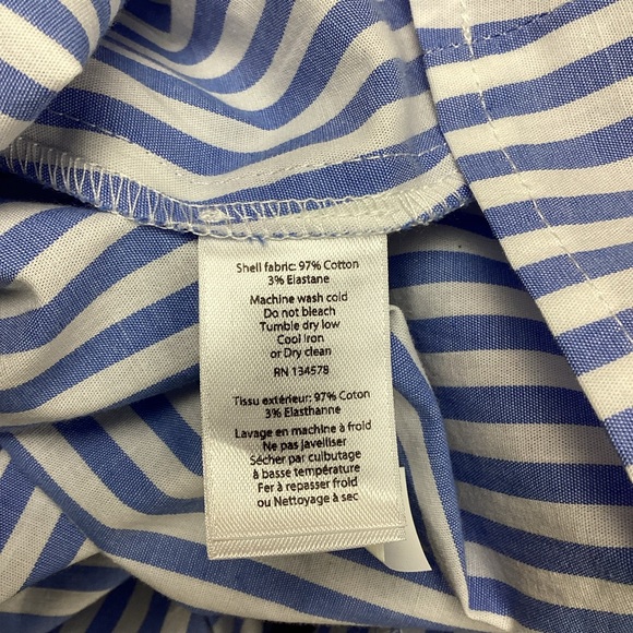 NWT Vineyard Vines Stripe Drop Long Sleeve Woven Top NWT - Picture 9 of 11